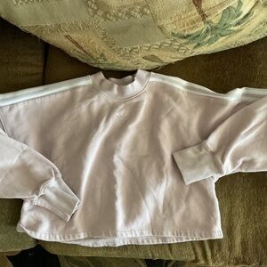 Adidas Women’s Long Sleeve Cropped Top Pink